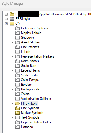 Arcmap Style Manager